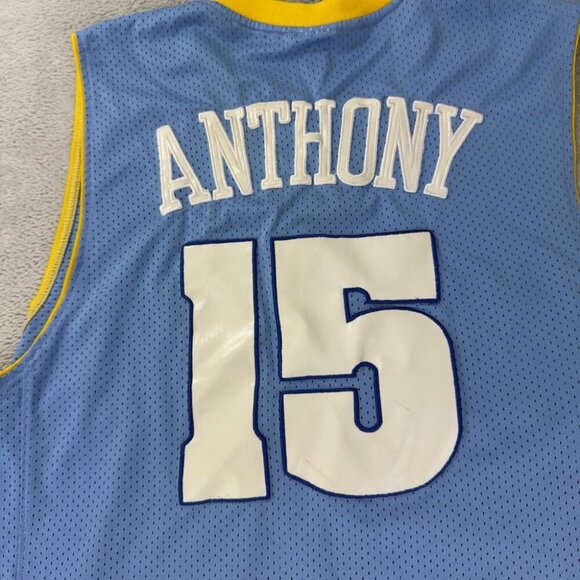 Champion Carmelo Anthony Denver Nuggets Basketball Jersey Men’s Size XL - Picture 3 of 11